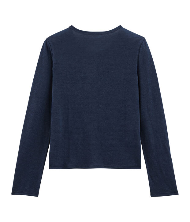 Cardigan femme bleu