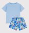 Pyjama short enfant en coton imprim&eacute; voitures FLO/ MULTICO