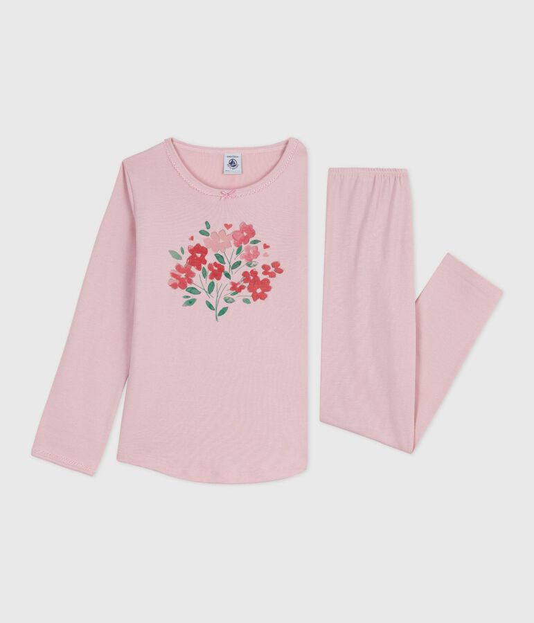 Pyjama enfant en coton rose JOLI