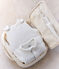 Valisette naissance en gaze de coton brodé blanc MARSHMALLOW