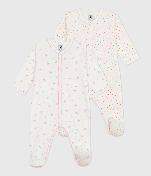 Lot de pyjamas b&eacute;b&eacute; en coton imprim&eacute; multicouleur