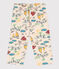 Pantalon bébé en jersey imprimé blanc AVALANCHE/ MULTICO