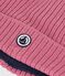 Bonnet en tricot doubl&eacute; en polaire enfant gar&ccedil;on-fille rose