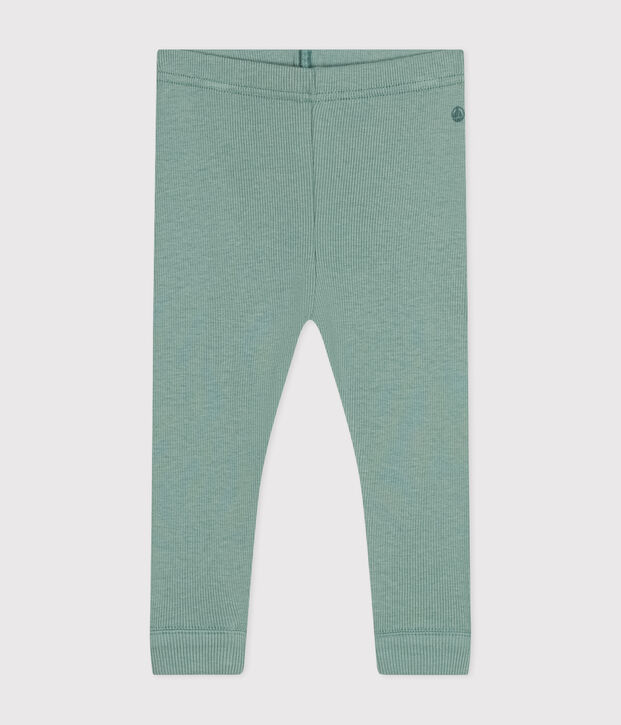 Legging en coton b&eacute;b&eacute; vert