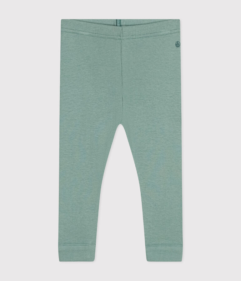 Legging en coton b&eacute;b&eacute; vert PAUL
