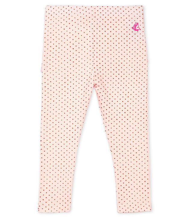 Legging imprim&eacute; b&eacute;b&eacute; fille rose/rose