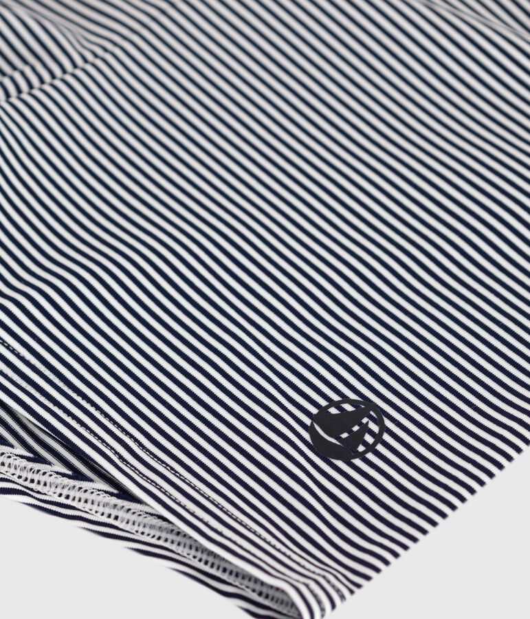 Maillot de bain iconique enfant gar&ccedil;on bleu MEDIEVAL/blanc MARSHMALLOW