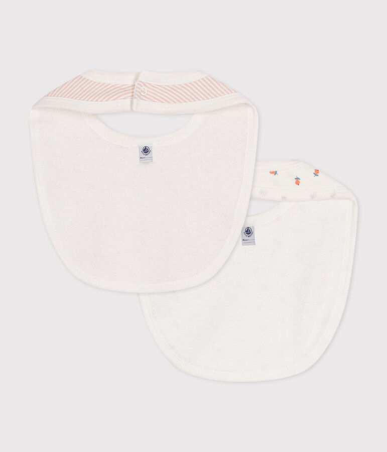 LOT DE 2 BAVOIRS B&Eacute;B&Eacute; EN COTON variante 1