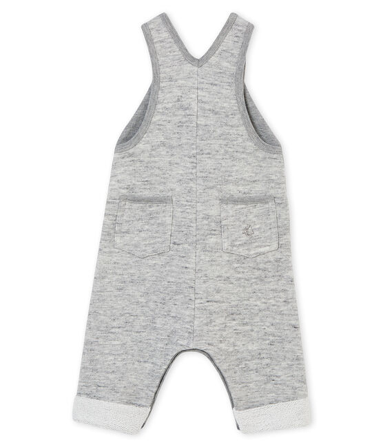 Salopette bébé garçon en maille gris GRIS