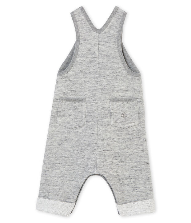 Salopette b&eacute;b&eacute; gar&ccedil;on en maille gris