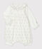 Ensemble 2 pièces bébé fille blanc MARSHMALLOW/beige PERLIN