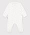 Pyjama b&eacute;b&eacute; en coton imprim&eacute; &agrave; fleurs blanc/multicouleur