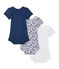 Lot de 3 bodies bébé fille manches courtes blanc LOT