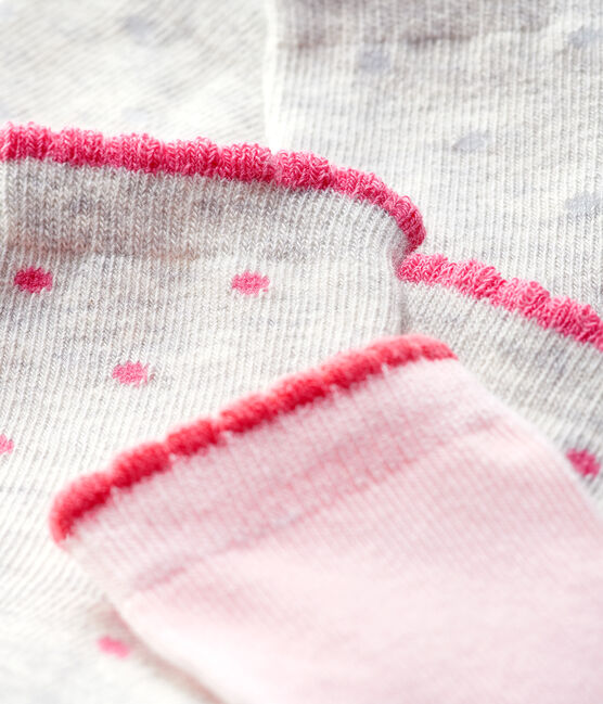 Lot de 3 paires de chaussettes bébé fille variante 1