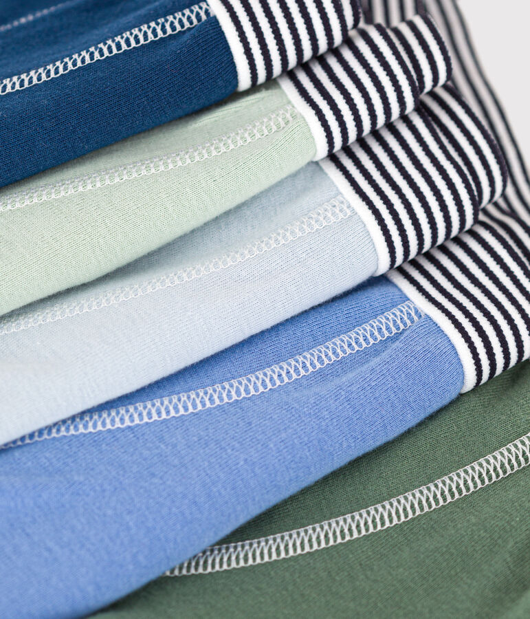 Lot de 5 boxers unis en coton enfant variante 1