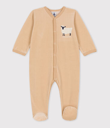 PETIT BATEAU - Dors-bien mouton bébé en velours