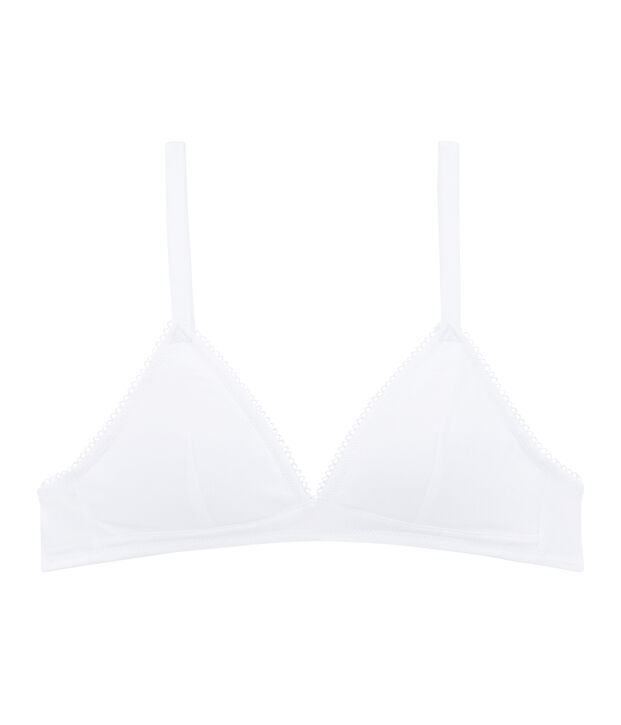Soutien-gorge padd&eacute; fille blanc