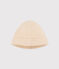 Bonnet tricotté en coton écru AVALANCHE