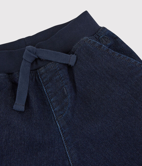 Bermuda en denim enfant garçon bleu DENIM BLEU FONCE
