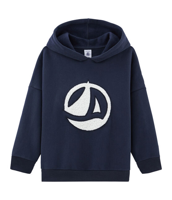 Sweatshirt enfant mixte bleu SMOKING