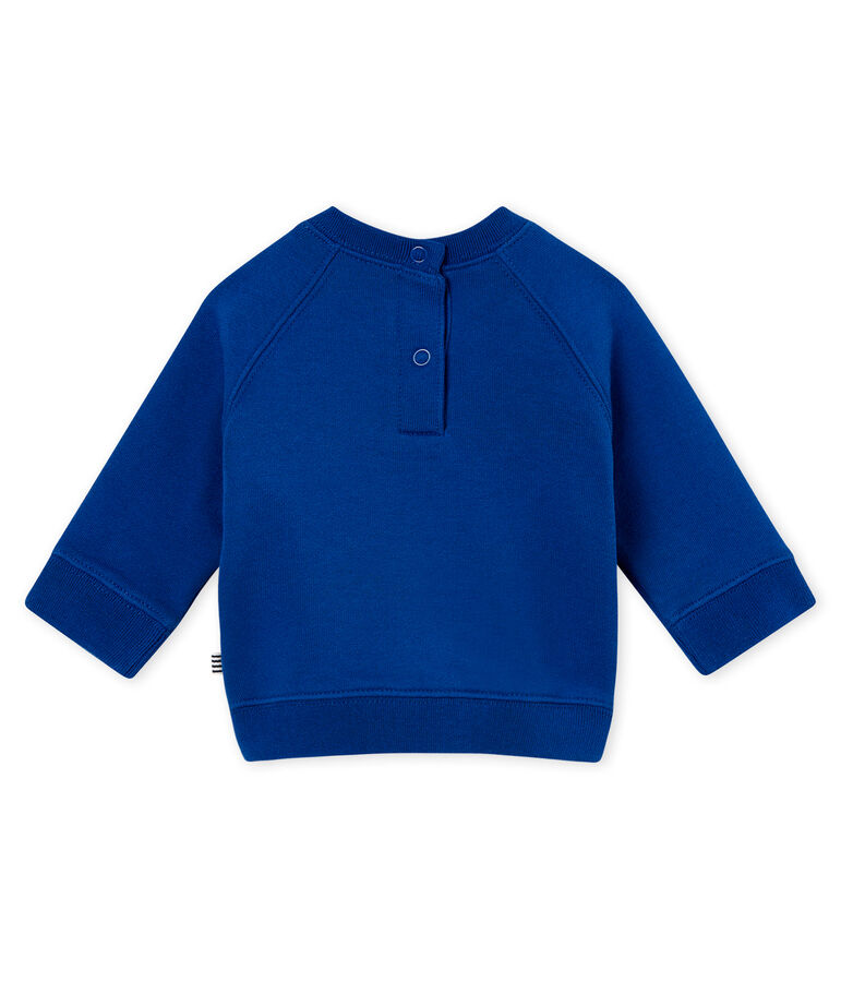 Sweatshirt b&eacute;b&eacute; gar&ccedil;on bleu