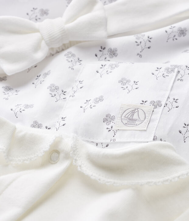 Ensemble 3 pi&egrave;ces c&eacute;r&eacute;monie b&eacute;b&eacute; fille multicouleur