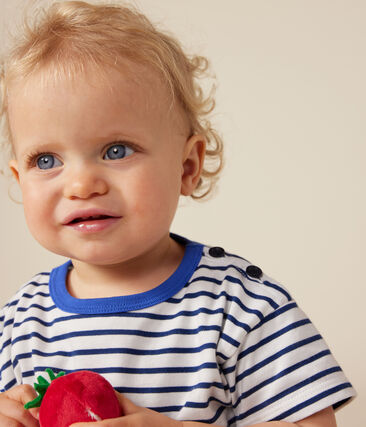 Tee-shirt manches courtes en jersey fin bébé