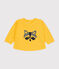 Sweatshirt en molleton bébé jaune DAISY