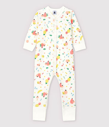 PETIT BATEAU - Dors-bien à pieds amovibles bébé fille en coton