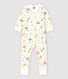 Dors-bien à pieds amovibles bébé fille en coton