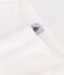 Chemise à bretelles en coton femme blanc ECUME