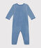 Pyjama en velours bébé bleu BEACH
