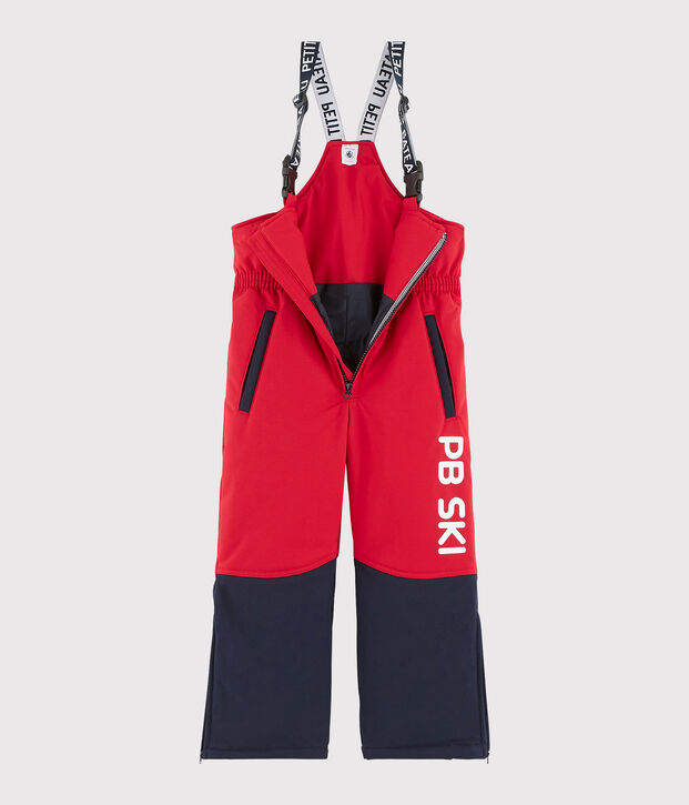 Pantalon de ski gar&ccedil;on/fille rouge/bleu