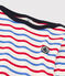 Marinière en coton enfant fille / garçon blanc MARSHMALLOW/rouge BRASIER/bleu PEPS