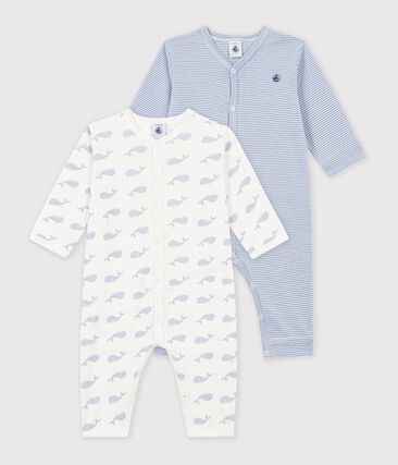 Lot de pyjamas sans pieds bébé en coton imprimé