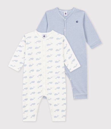 Lot de pyjamas sans pieds b&eacute;b&eacute; en coton imprim&eacute;
