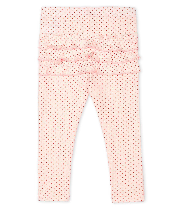 Legging imprim&eacute; b&eacute;b&eacute; fille rose/rose