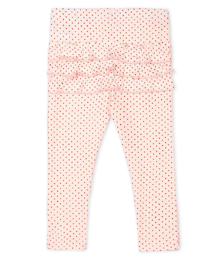 Legging imprim&eacute; b&eacute;b&eacute; fille rose/rose