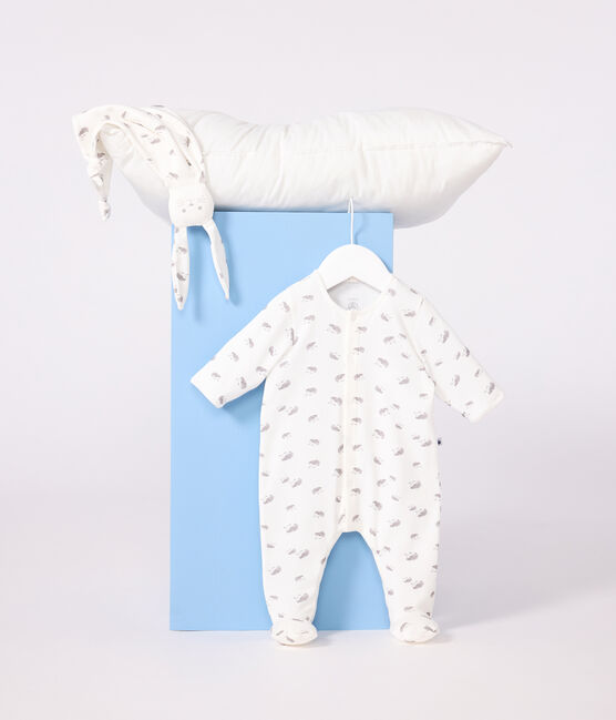 Coffret cadeau naissance en coton imprimé variante 1