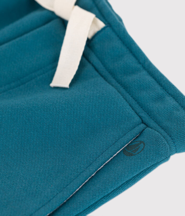 Pantalon de jogging enfant en coton uni vert DRAGONFLY