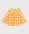 Blouse en flanelle bébé. jaune BOUDOR/ MINOIS