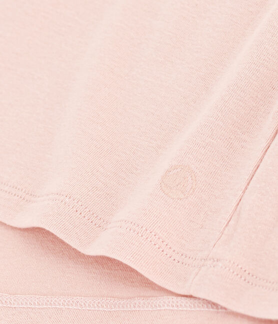 Tee-shirt L'ICONIQUE col rond en coton Femme rose SALINE