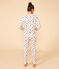 Pyjama cœur en coton femme blanc AVALANCHE/ MULTICO