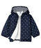 Blouson doublé polaire bébé mixte bleu SMOKING/blanc MARSHMALLOW