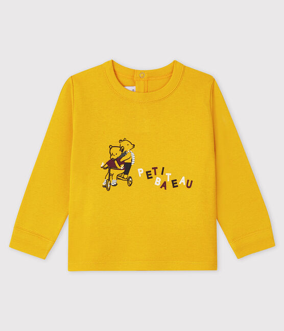 Tee-shirt bébé garçon jaune BOUDOR