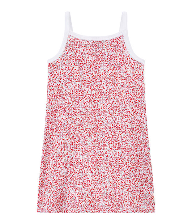 Nuisette fille imprim&eacute;e blanc/multicouleur