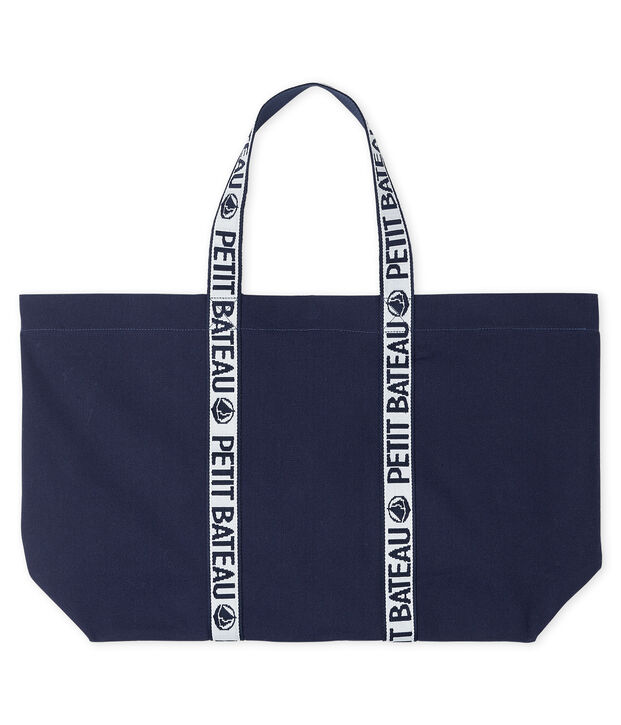 Sac cabas logo bleu marine