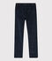 Pantalon velours enfant fille bleu SMOKING