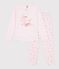 Pyjama enfant en coton à motif fleuri rose BARELY/ MULTICO