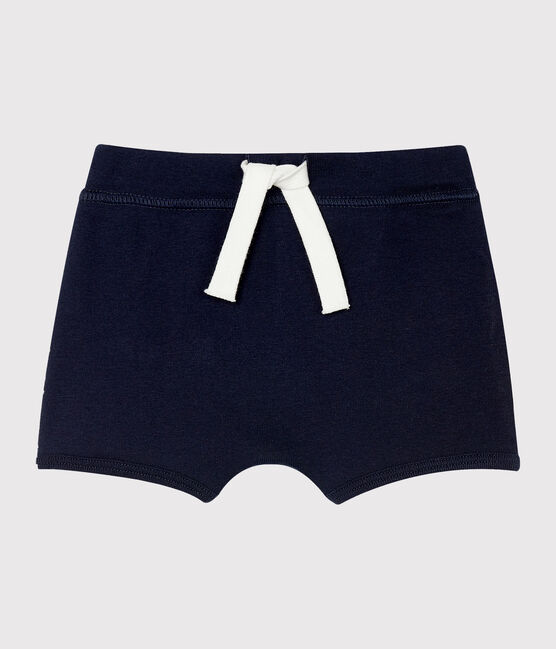 Short bébé mixte uni bleu SMOKING